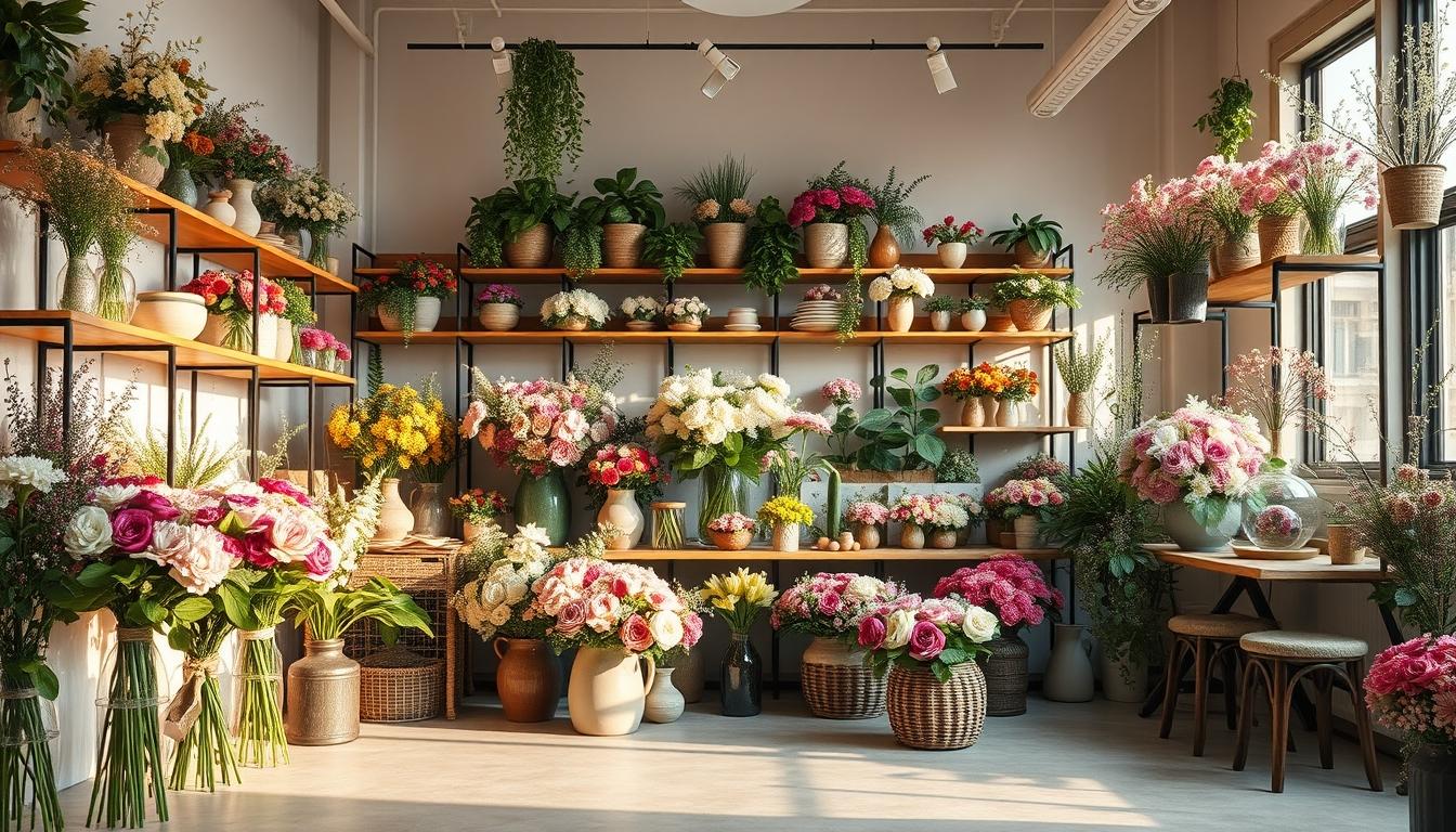 Seasonal flower arrangements